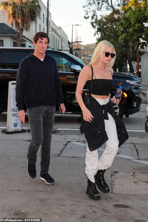 Ashley Benson Wears Crop Top On Dinner Date With Boyfriend Brandon Davis At Trends Now