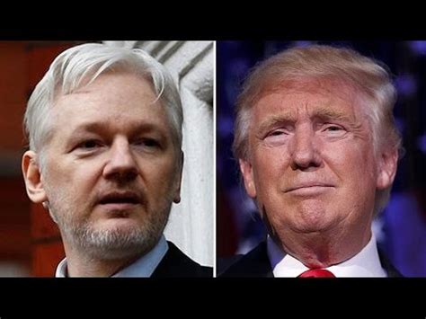 Even the suit lined up. Trump Becomes President, Now Julian Assange Open to ...