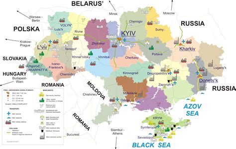Carte De Lukraine Plusieurs Cartes En Europe Villes Géographie