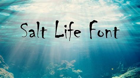 Salt Life Font Free Download