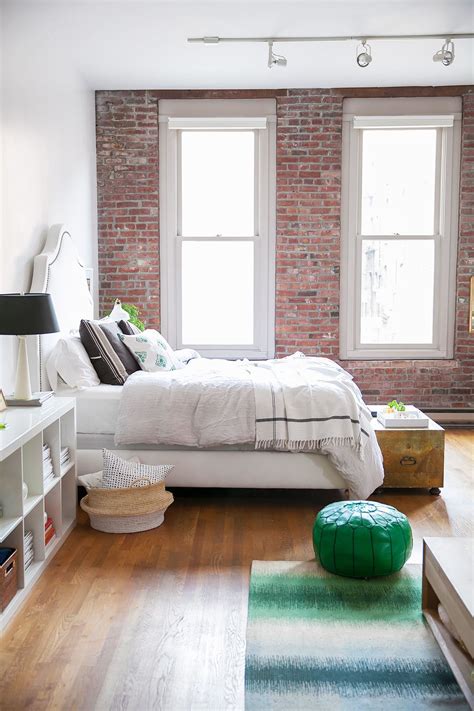 Step Inside The Sophisticated Sun Drenched Seattle Kitchen Of Our Dreams Brick Wall Bedroom
