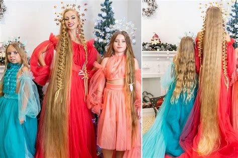 Real Life Rapunzel With 6ft Long Hair Refuses To Let Daughters Cut