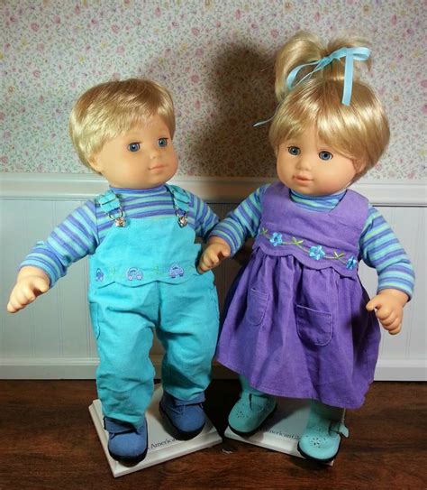 American Girl Pleasant Company Bitty Baby Twins Blonde With Clothes