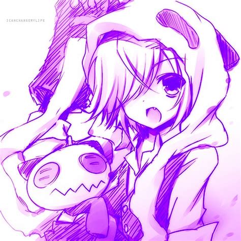 Anime Cute Kawaii Purple Image 404900 On