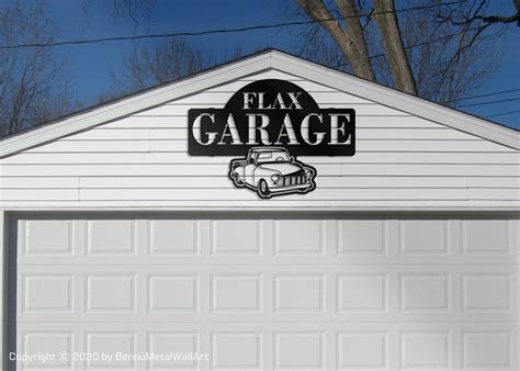 Personalized Garage Sign Metal Garage Signs Large Metal Etsy