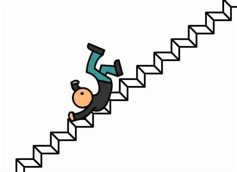 Falling Down Stairs Clipart Clipart Suggest