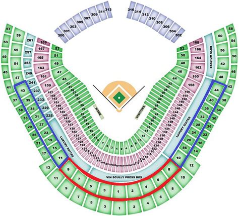 Dodger Stadium Seating Chart With Numbers Review Home Decor