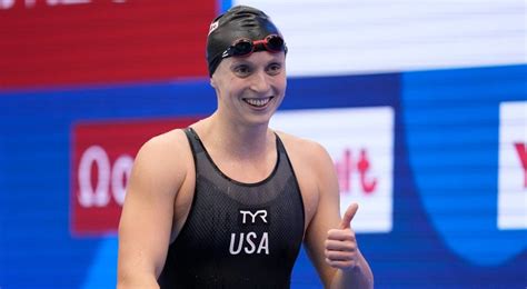 Katie Ledecky Ties Michael Phelps Record With Th Individual Gold At