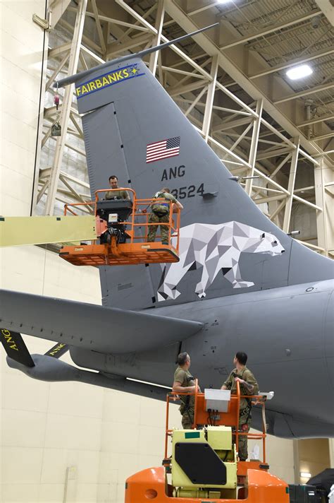 Alaska Air National Guard 168th Wing Dedicates Kc 135 Flagship In Honor