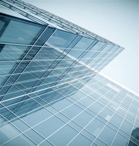 Modern Glass Skyscraper Perspective View — Stock Photo © Vladitto 5273900