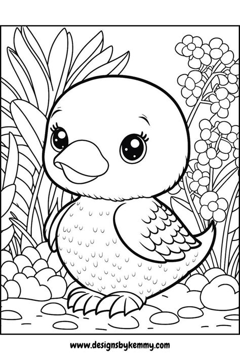 Free Animal Coloring Page Cute Animal Coloring Pages Designs By
