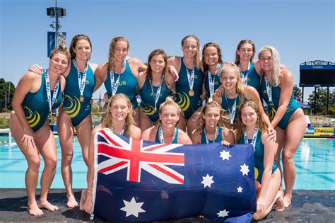 australia women s water polo wins gold at fina intercontinental full match footage swimming