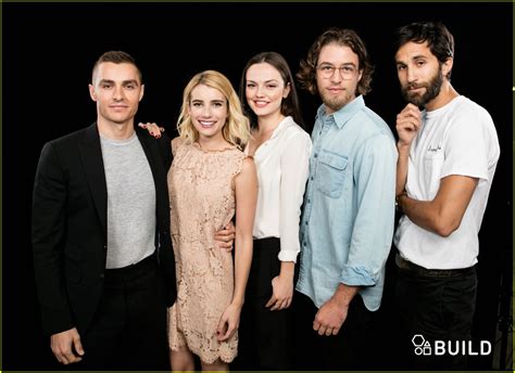 Full Sized Photo Of Emma Roberts Dave Franco Nerve Premiere Emma Roberts Skips Question On