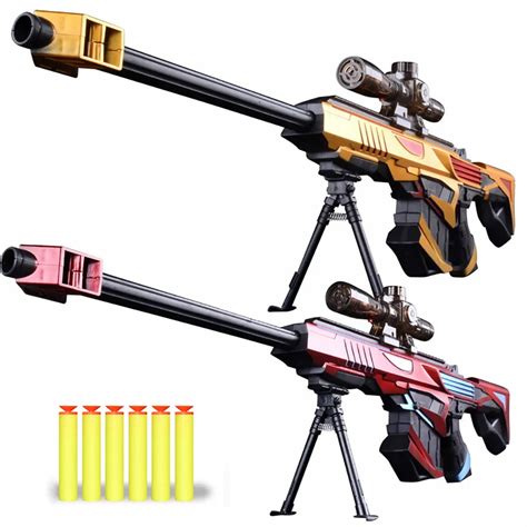 Plastic Toy Guns Weapon Soft Bullet Toy Sniper Rifle Pistol Soft