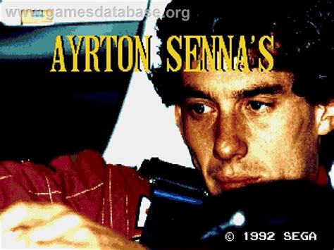 Ayrton Sennas Super Monaco Gp 2 Sega Genesis Games Database