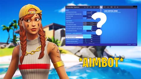 new best aimbot controller settings sensitivity fortnite chapter 2 season 2 youtube