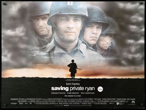 Saving Private Ryan 1998 Original British Quad Movie Poster Original Film Art Vintage