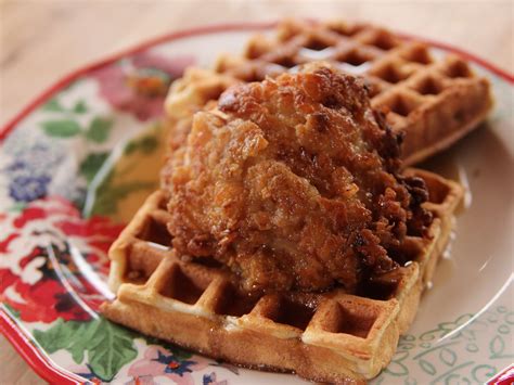 Mix in hot milk and bring to a low boil. Chicken and Waffles | Recipe | Food network recipes ...