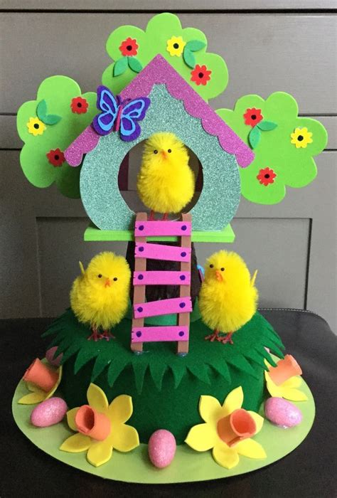 Handmade Easter Bonnethat Nesting Place Girls Easter Bonnet