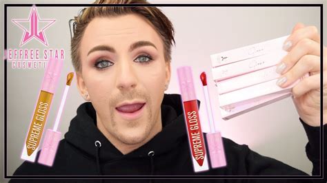 Jeffreestar Cosmetics Supreme Gloss Swatches Review YouTube