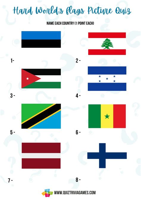 70 Worlds Flags Quiz Questions And Answers Quiz Trivia Games