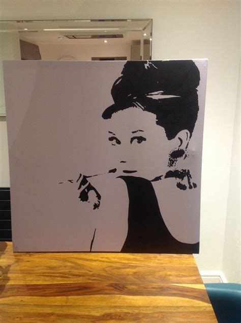 Audrey Hepburn Canvas Painting Ikea In Milton Keynes