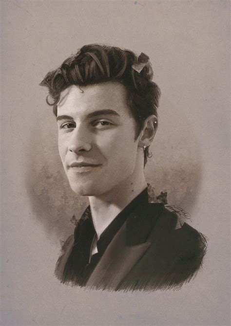 Limited Edition Old Shawn Mendes Art Print Etsy