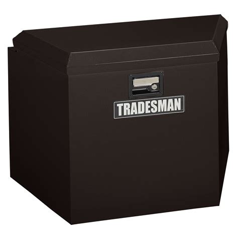 Tradesman 21 Inch Steel Trailer Tongue Box In Black The Home Depot Canada