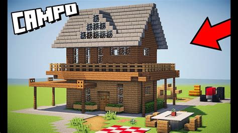 Minecraft Como Construir Uma Casa De Madeira Épica 😉 Youtube