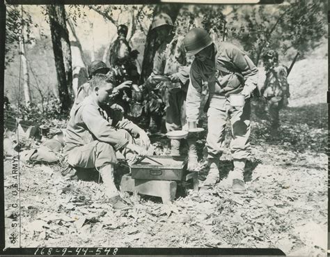 Chow Time For Soldiers Of The 71st Infantry Division At Hunter Leggitt