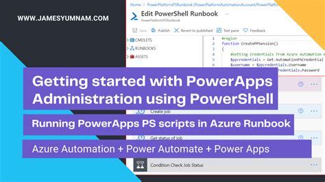 Run Powershell For Powerapps In Azure Runbook And Send The Outputs To