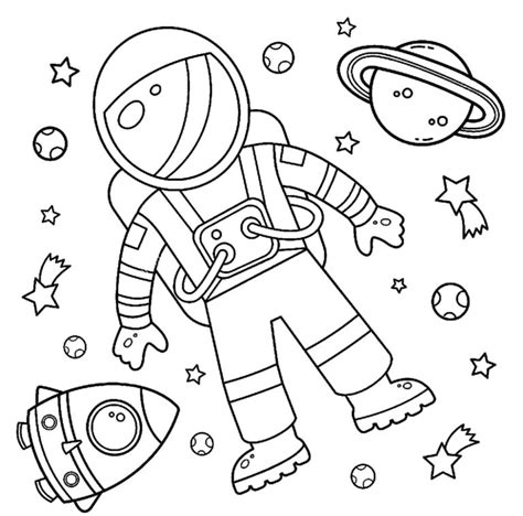Dibujos Para Colorear Astronauta 100 Dibujos Para Colorear