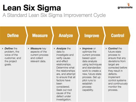 A Standard Lean Six Sigma Improvement Cycle Dave Birckhead Gracenote