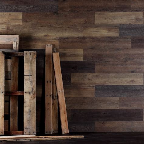 Pallet Wood Look Peel And Stick Wall Planks Wood Pallet Wall Wall