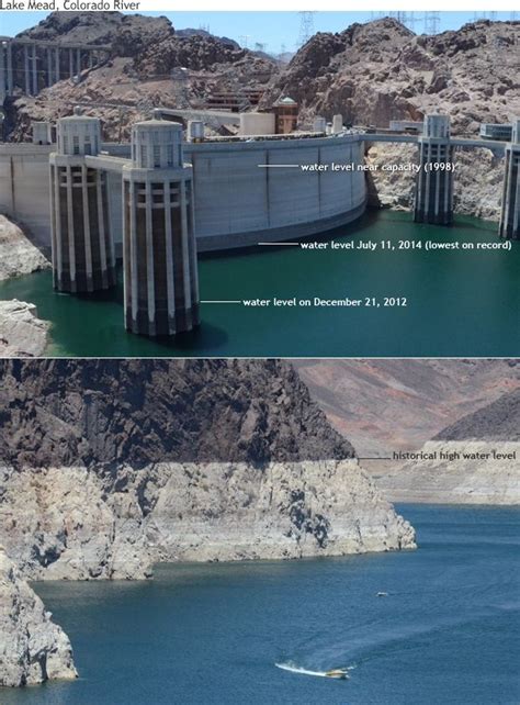On July 11 2014the Day These Photos Were Taken The Lake Mead