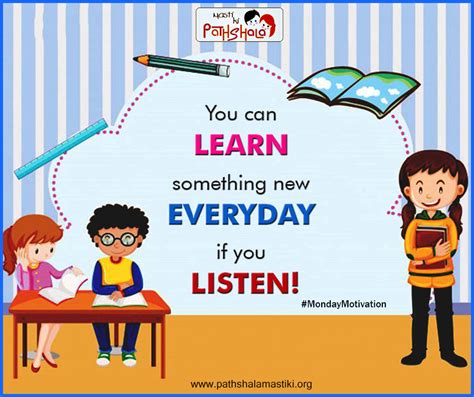 You Can 📖learn Something New Everyday If You Listen Mondaymotivation