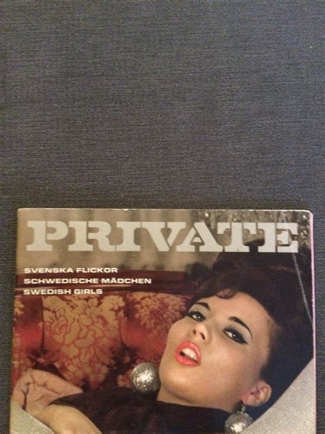 Private Mens Magazine Swedish Girls Etsy