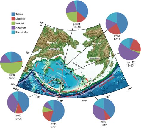 Bathymetric Map Of The Bering Sea Expedition 323 Scientists 2010
