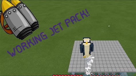 I Made A Working Jet Pack Using Commands Mcpe Youtube