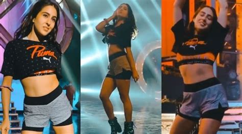 Sara Ali Khan Setting The Stage On Fire With Hot Dance Moves Bollywood News And Gossips