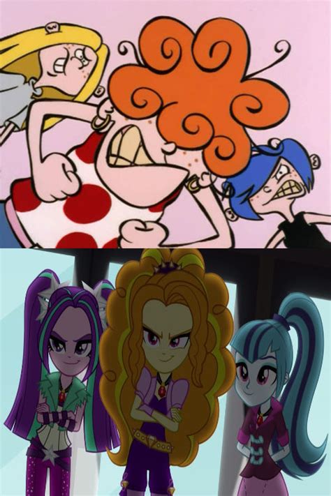 The Kanker Sisters Are Angry At The Dazzlings By Earwaxkid On Deviantart