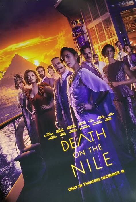 Death on the Nile Original Movie Poster Double Sided 27 X40