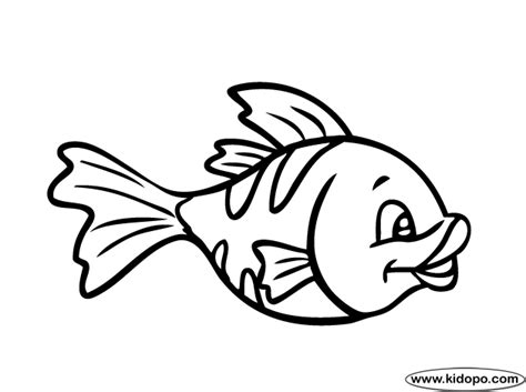Colouring Page Fish - ClipArt Best