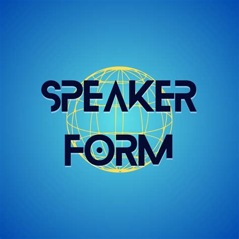 Speaker Form