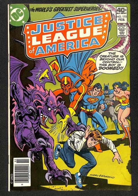 Justice League Of America 175 1980 Comic Books Bronze Age Dc