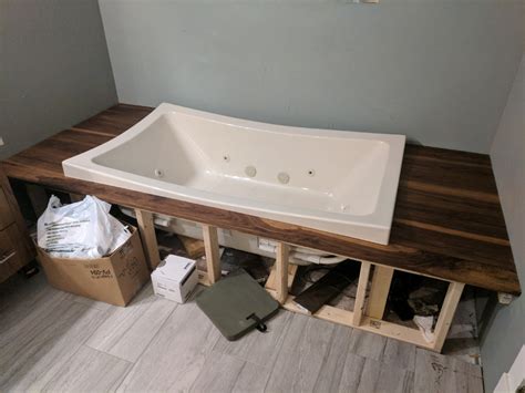 How To Built A Drop In Tub Surround With Full Access Leisureconcepts