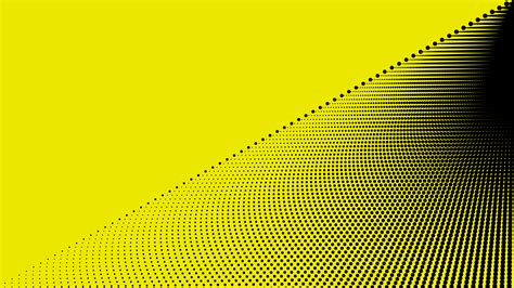 Yellow And Black Dots 4k Hd Abstract Wallpapers Hd Wallpapers Id 40507