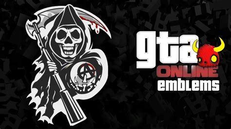 Gta V Sons Of Anarchy Custom Crew Emblem Grand Theft Auto 5