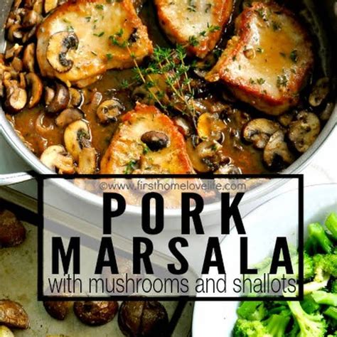 Add the broth (or white wine) and stir it in. Pork Marsala with Mushrooms and Shallots Recipe | Yummly | Recipe in 2020 | Pork marsala, Pork ...