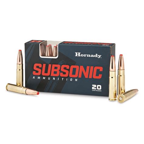 Hornady 300 Blackout 190gr Sub X Defender Ammunition